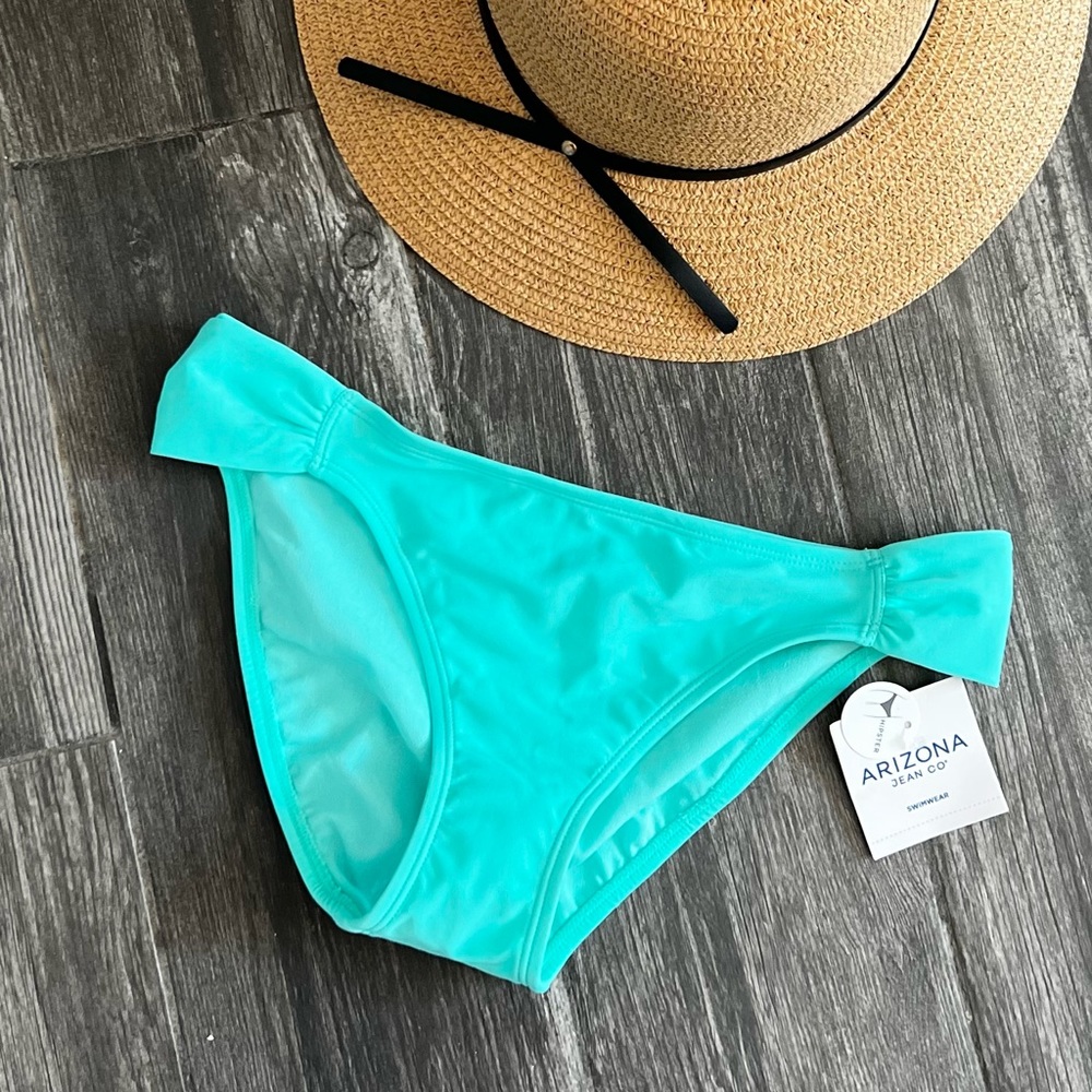 Arizona Fairy Blue Hipster Bikini Swimsuit Bottom Juniors Size Small